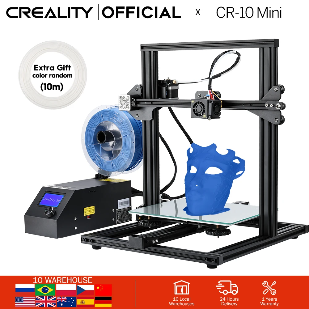 CREALITY 3D CR-10 Mini полусобранный Алюминиевый Комплект для 3D-принтера размер печати