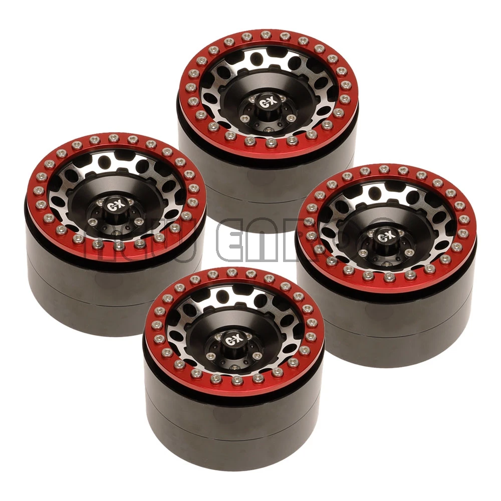 

NEW ENRON 4x Aluminum Beadlock Wheels Rim Hub 2.2" For 1/10 RC CAR Crawler Axial Yeti Wraith Off-Road 90056 90053 90045 90048