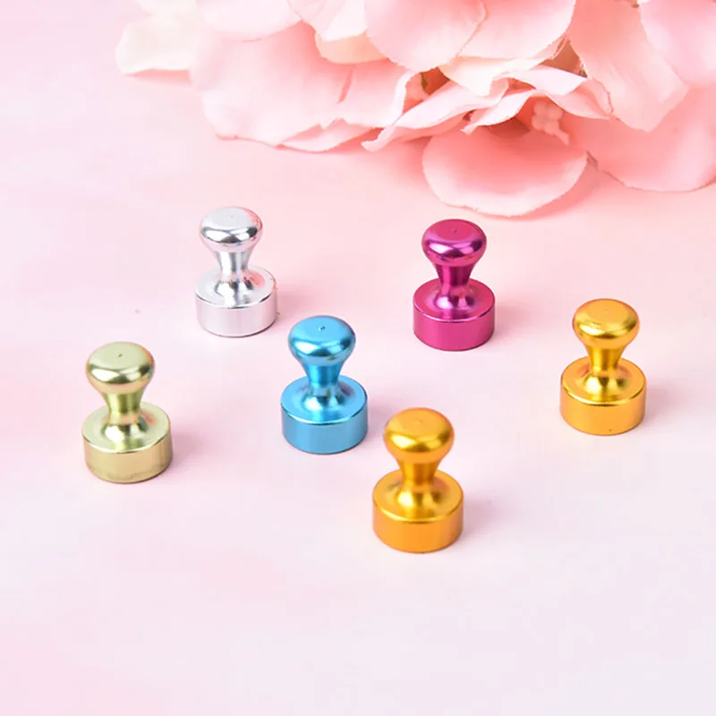 

6 шт./компл. белая доска прозрачная доска для заметки Шпилька-кегля магниты сильные магнитные кнопки DIY холодильники