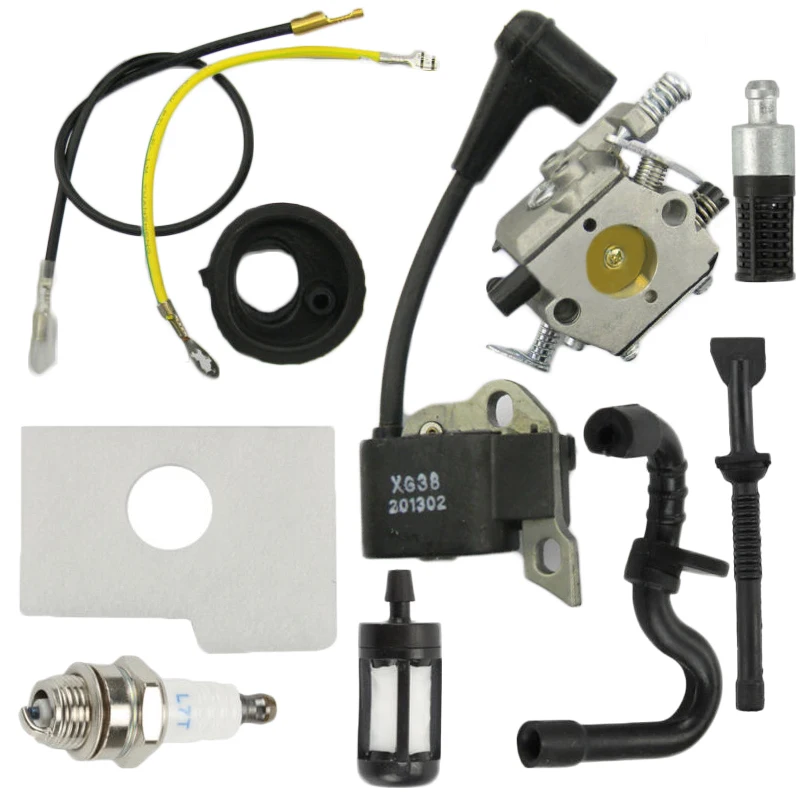 

Home Chainsaw Motor Ignition Coil With Wires Set For STIHL 017 018 MS170 MS180