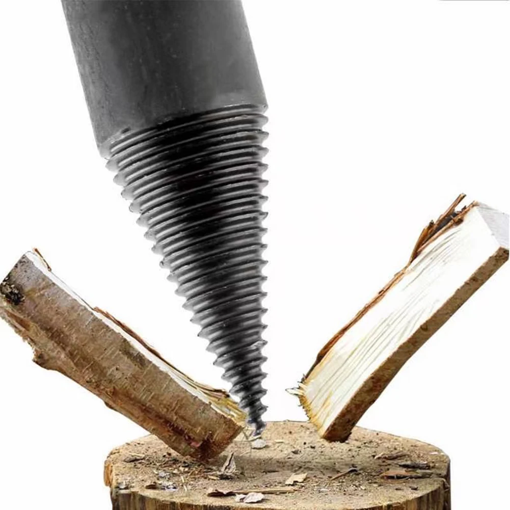 Hex Shank Firewood Splitter Machine Drill Wood Cone Reamer Punch Driver Step Bit Split Drilling Tools woodworking tools | Инструменты