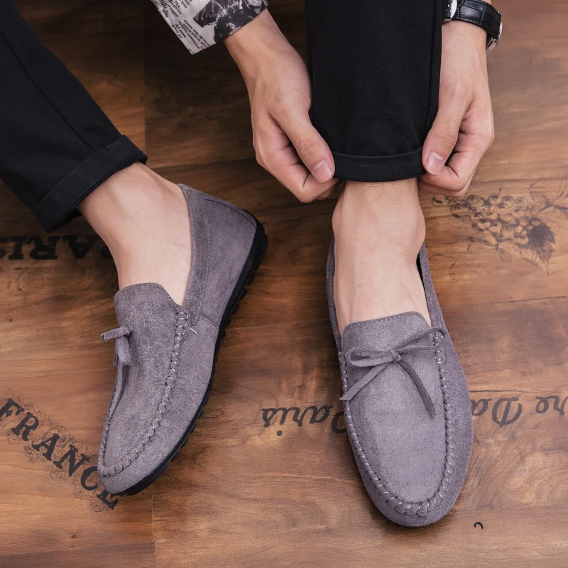 Итальянская мужская обувь Повседневные Роскошные Брендовые мужские лоферы