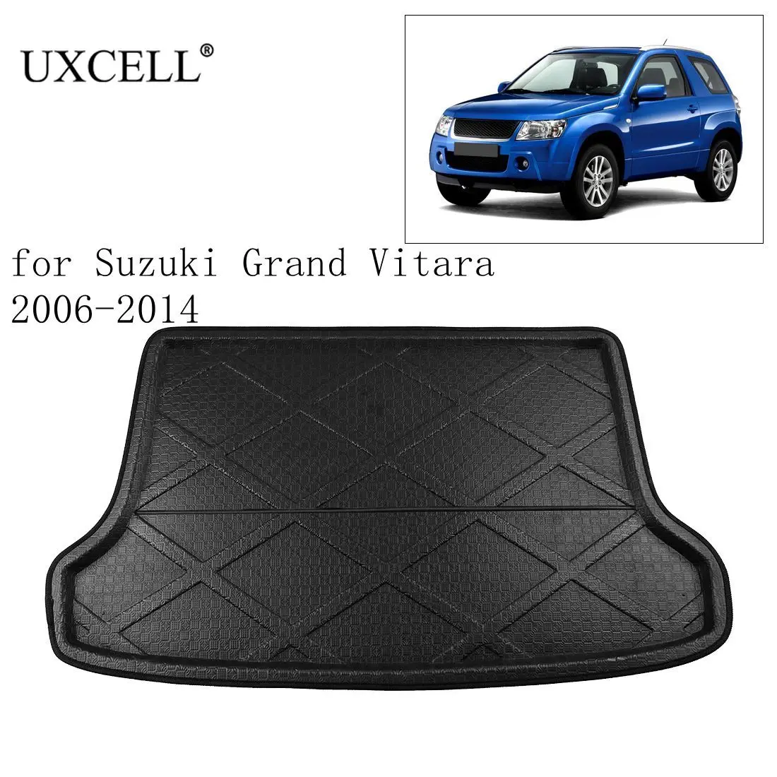 Uxcell напольный коврик для заднего багажника автомобиля подкладка Suzuki Grand Vitara 2006 2015