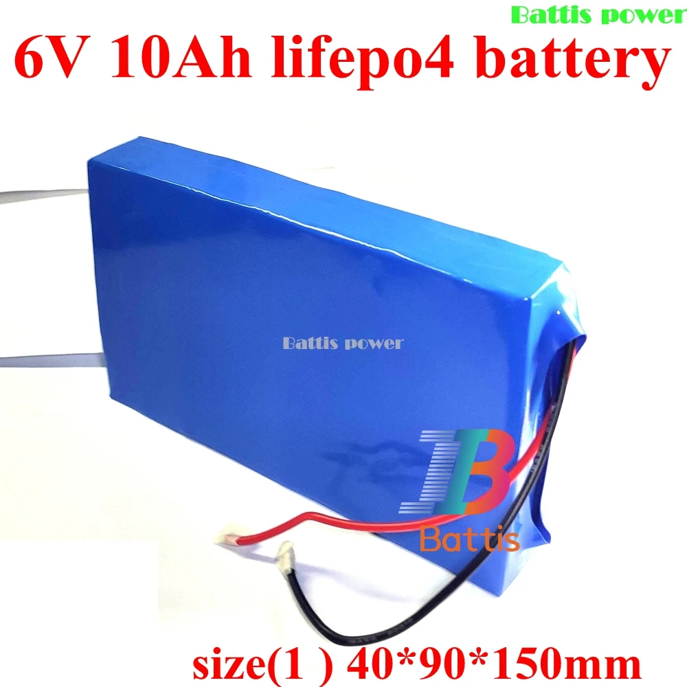 10AH Lifepo4 6V bateria 6 4 V литиевая батарея для 610 612 игрушечного автомобиля детский