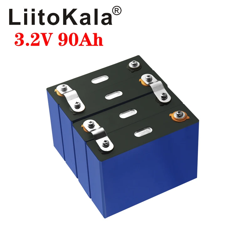 

LiitoKala 3.2V 90Ah battery pack LiFePO4 Lithium phospha Large capacity 12V 24V 48V Motorcycle Electric Car motor battery