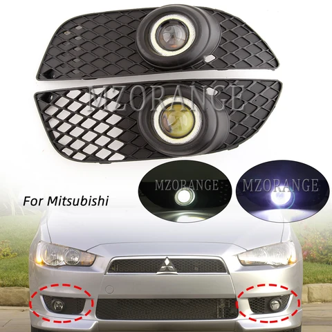 Светодиодная лампа, рама для Mitsubishi Lancer 2008, 2009, 2010, 2011, 2013, аксессуары для автомобильных фар