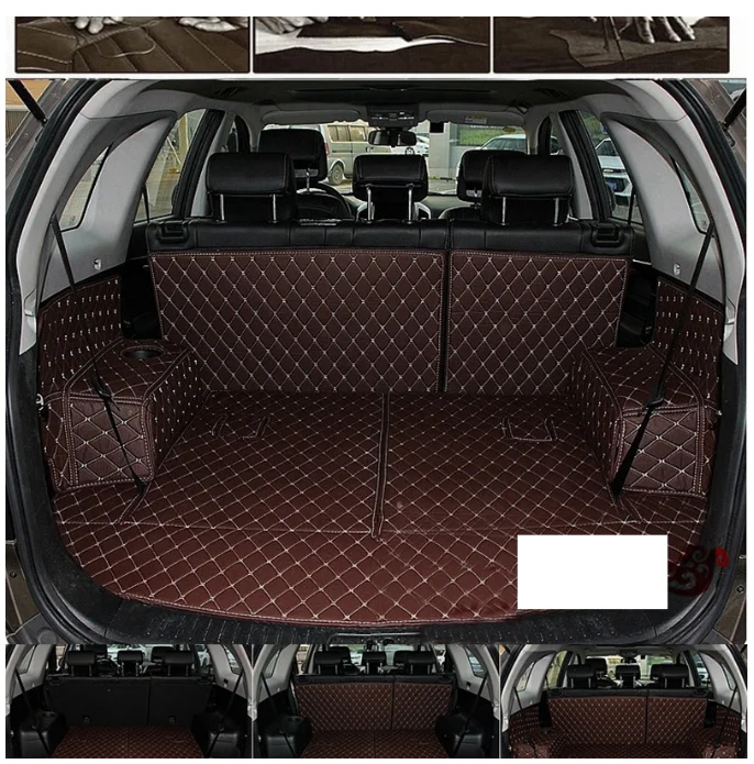 leather car trunk mat cargo liner for byd s6 2011 2012 2013 2014 2015 2019 accessories s7 carpet rug