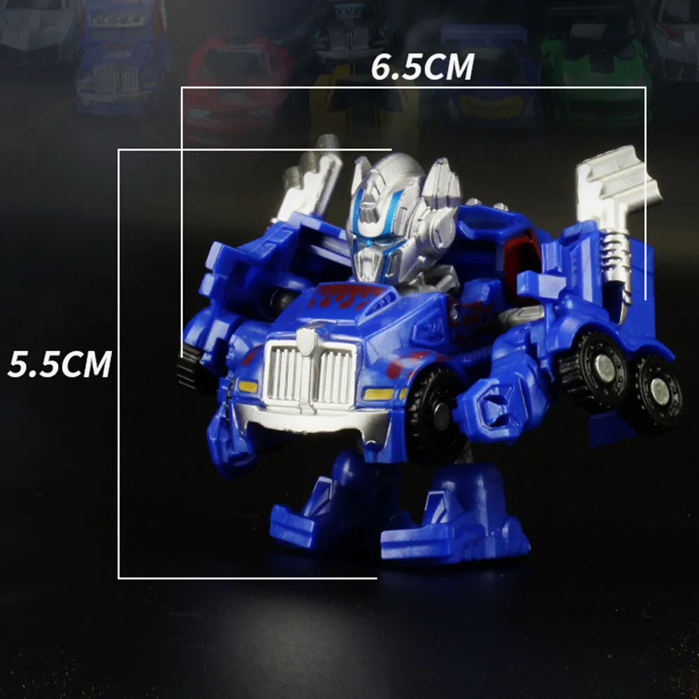 

Transformation Mini Cars Kid Classic Robot Action Figures Plastic Deformation Boys Gifts for Children Pocket Toy