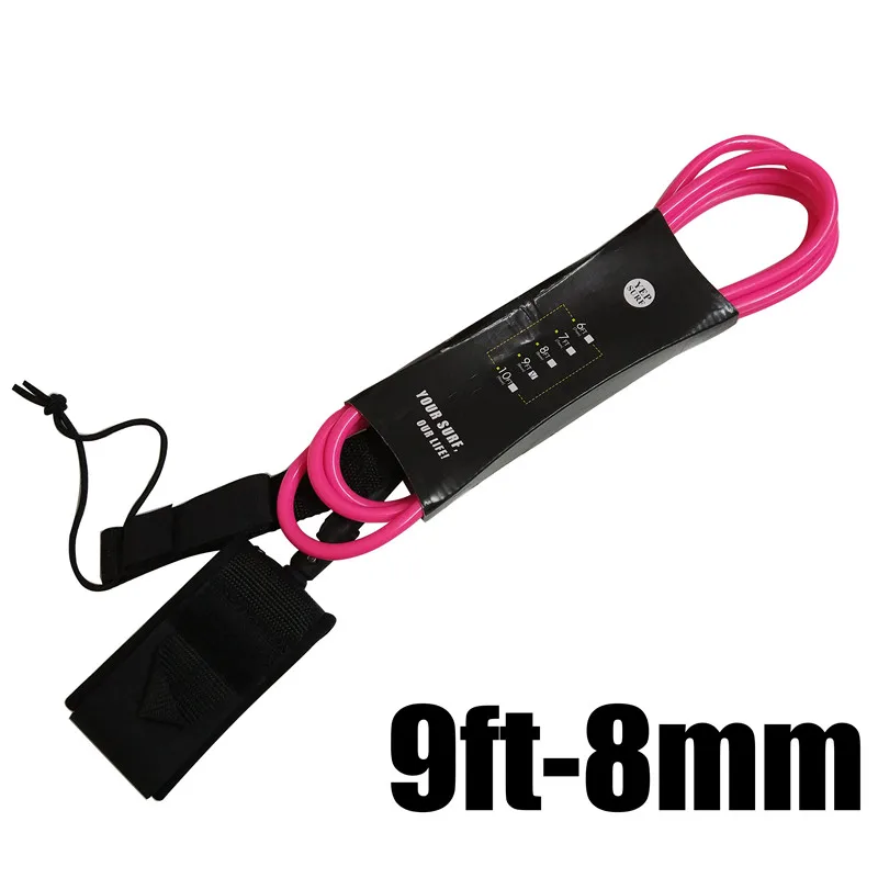 Поводок для серфинга 9 футов 8 мм Длина Спортивная доска поводок Laisse Surf водный