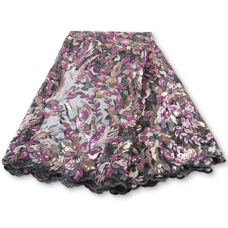 

PGC африканская кружевная ткань с цветочным рисунком в нигерийском стиле кружевных тканей 2021 обувь высокого качества; Обувь с вышивкой; Круж...