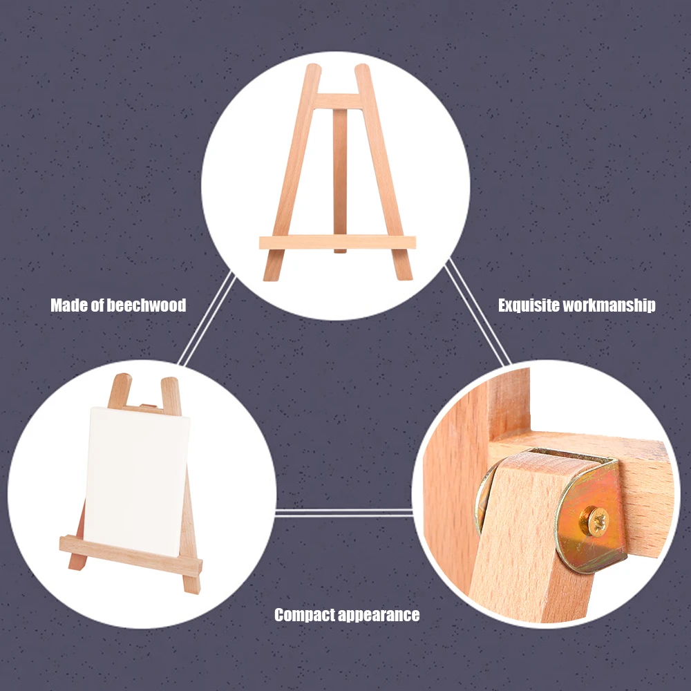 Маленькая настольная мини деревянная фоторамка для художников фотография