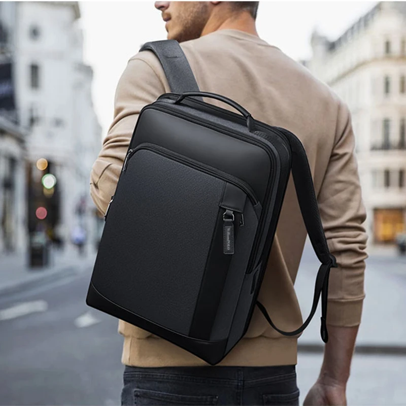 

Luxury brand Slim Laptop Backpack Men 14 Inch Office Work Women Backpack Business Bag Unisex Ultralight Backpack Thin Back Pack