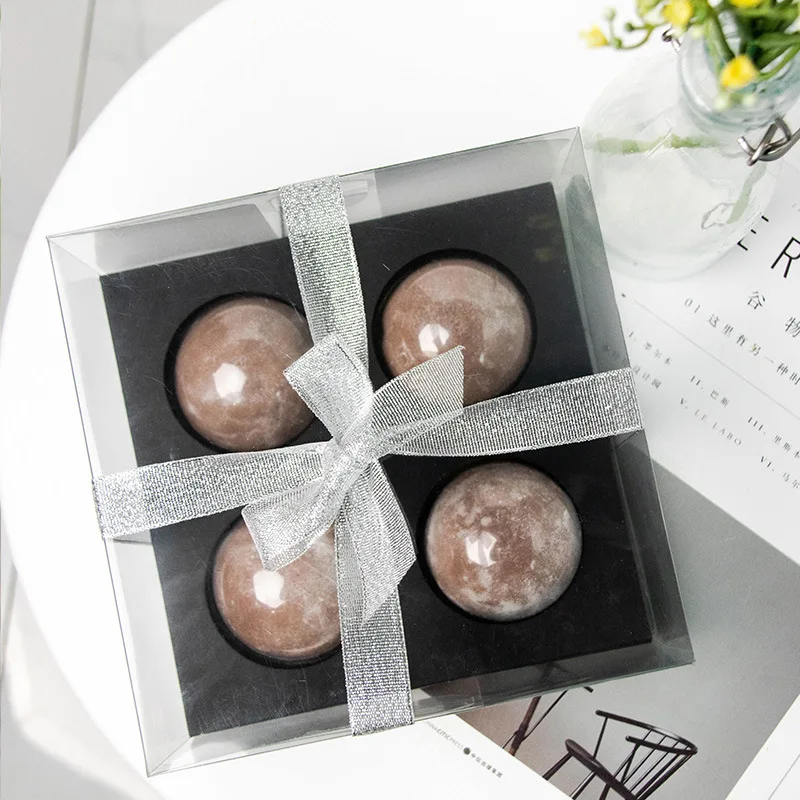 

StoBag 5pcs Transparent Cupcake Box Bread Cake Boxes And Packaging Patisserie Birthday Party Child Favor Baking Cookies Supplies