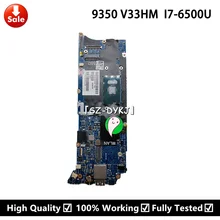 For Dell P54G XPS 13 9350 Laptop Motherboard AAZ80 LA-C881P CN-0V33HM 0V33HM V33HM With i7-6500 CPU 8GB-RAM Mainboard
