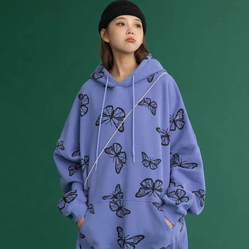 

Harajuku Oversized Vintage Korean Pullovers Hoodies Ulzzang Women Loose Plus Size Tops Pocket Sweatshirts hoody hoodie clothes