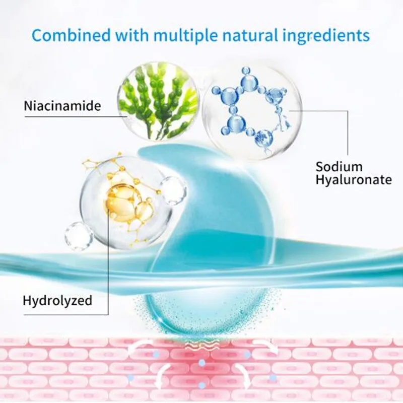 Патчи под глаза с гиалуроновой кислотой и коллагеном гидрогелевые от морщин