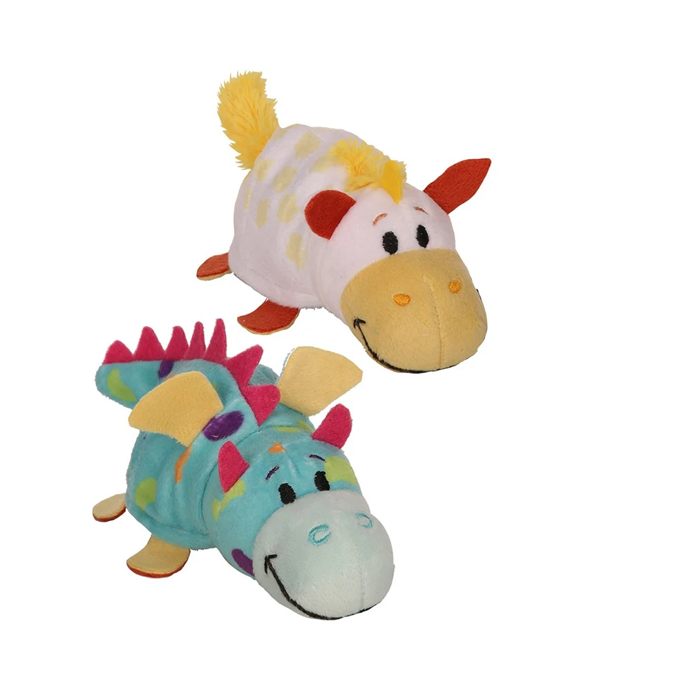 Мягкая игрушка Вывернушка 1TOY Ням 2 в 1 12 см Единорог Дракончик плюшевая кукла