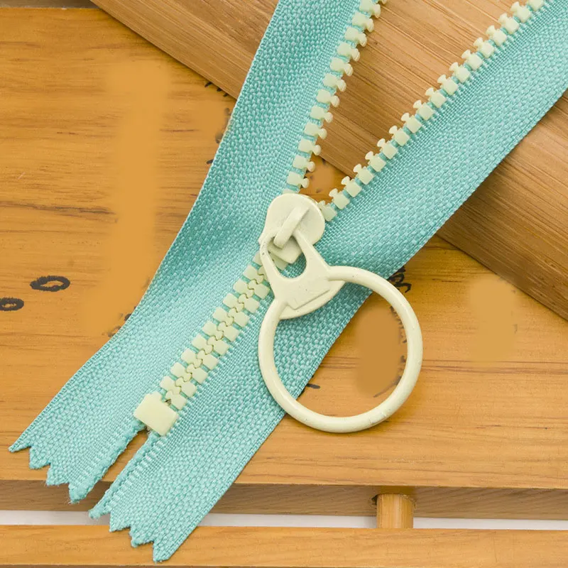 Пластиковые молнии с закрытым концом 15 35 см Натяжное кольцо молния слайдер