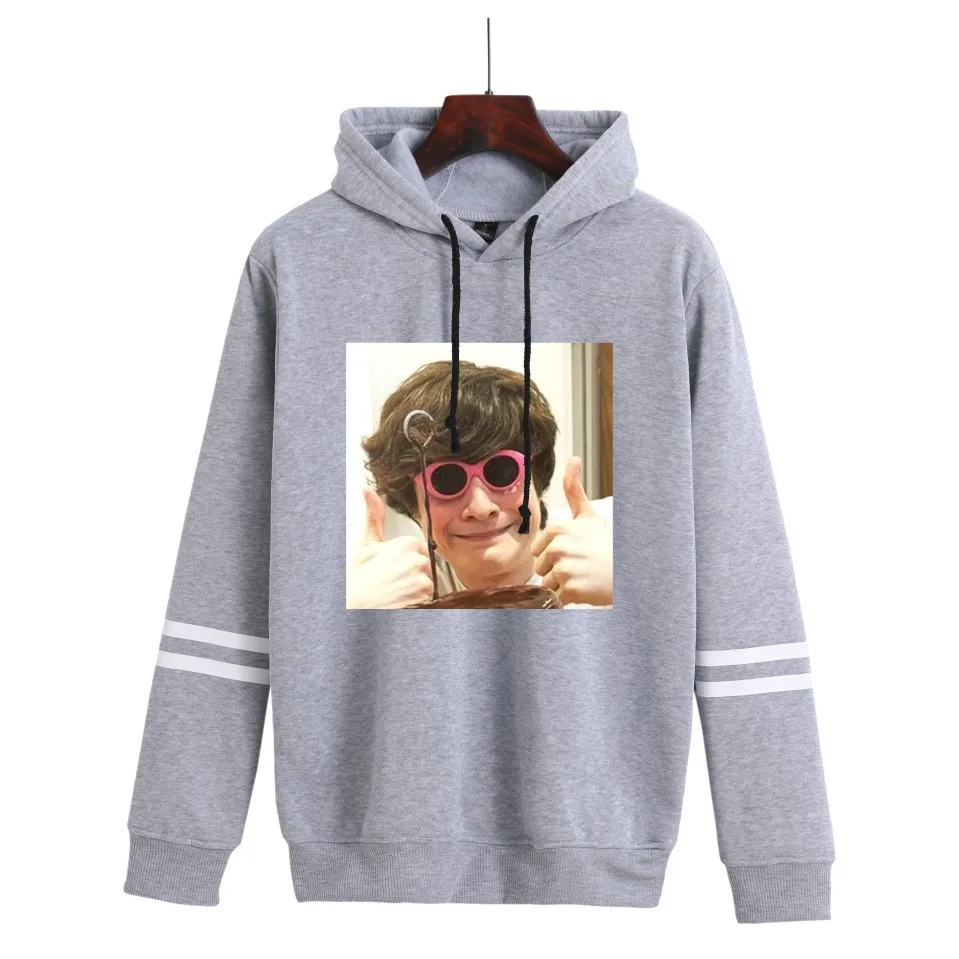 Толстовка Карла Якобса унисекс модный Свитшот оверсайз в стиле кэжуал с надписью