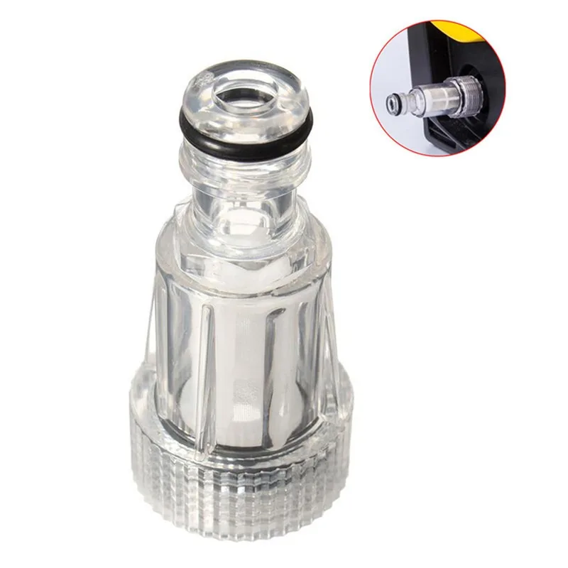 

Car Washing Machine Water Filter High-pressure Connection Fitting Pressure Washers Transparent High Quality Durable Accessories
