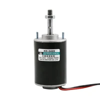 3420 52mm dc marshmallow motor 12v 24v 30w 3500 7000rpm adjustable speed brush motor with ball bearing and screw shaft