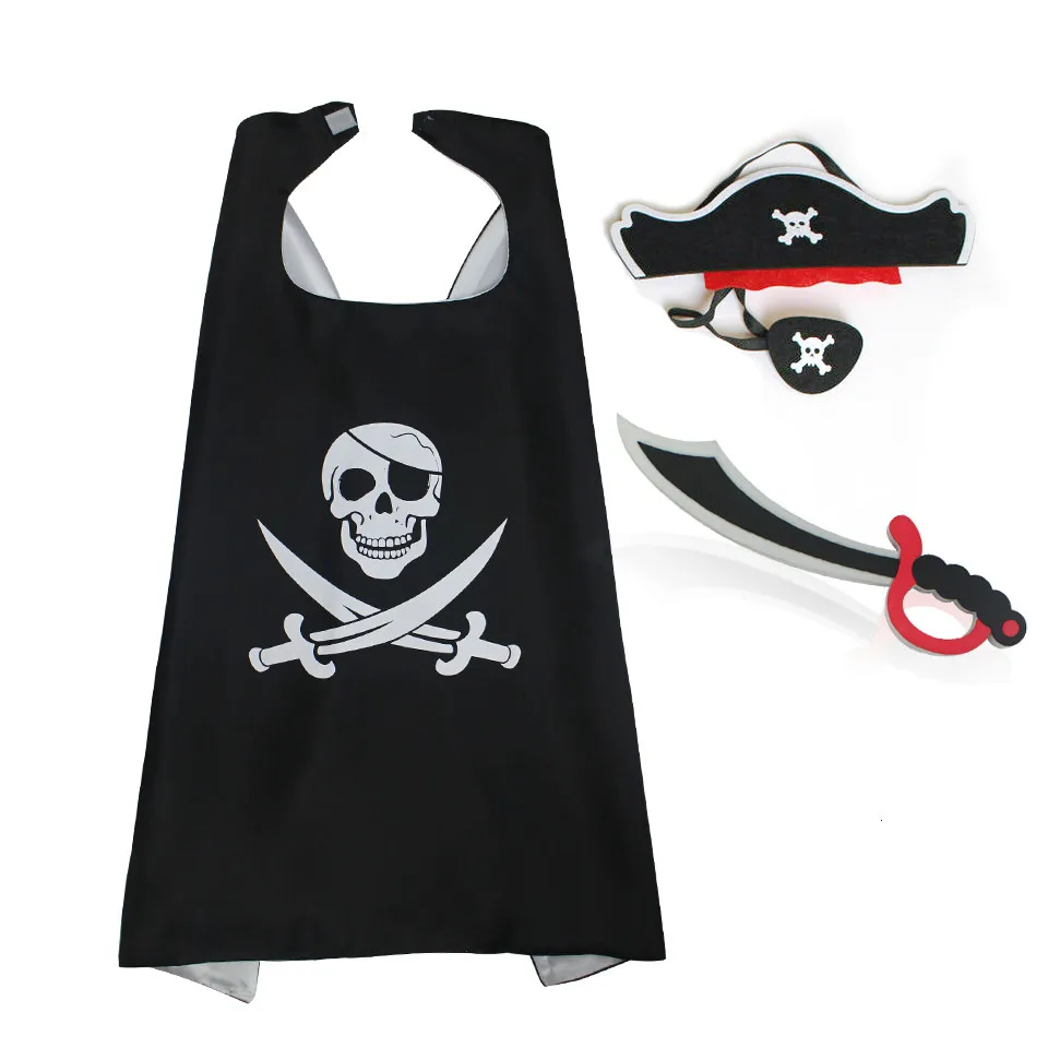 Детский костюм пирата на заказ 70*70 см с накладками глаза нож из ЭВА игрушка для