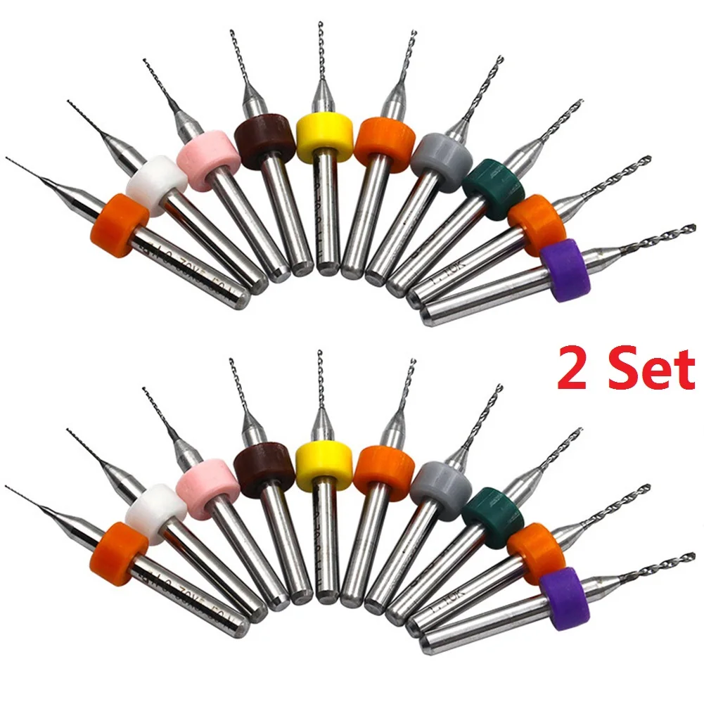 

10/20PCS Micro Drill Bit 0.1-1.0MM Mini Drill Bit Rotary Tools Drill Bit Set Kit