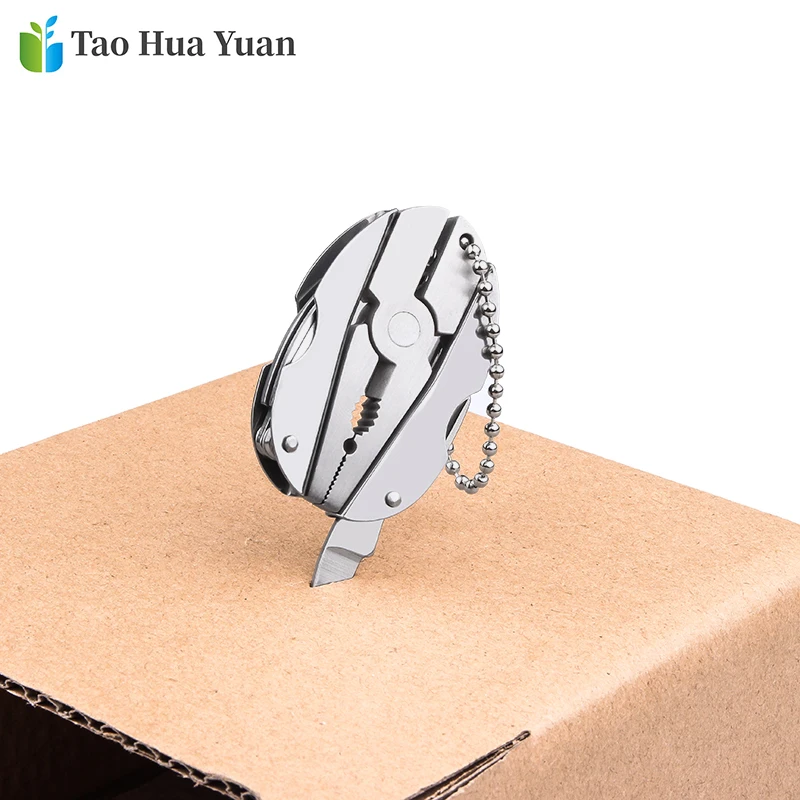 Портативные/многофункциональные складные плоскогубцы Mini EDC 2CR13 складной нож