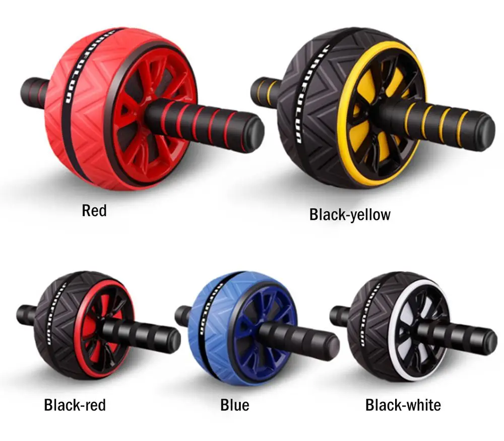 Abs ролик большой тренажер для мышц живота фитнеса бесшумный Ab тренировки