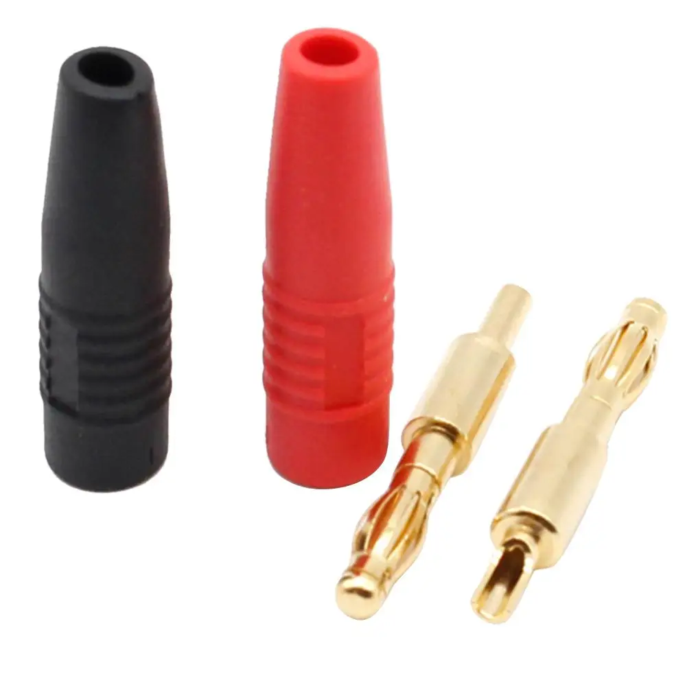 2 мм позолоченный музыкальный штекер интерфейса динамика кабель провод