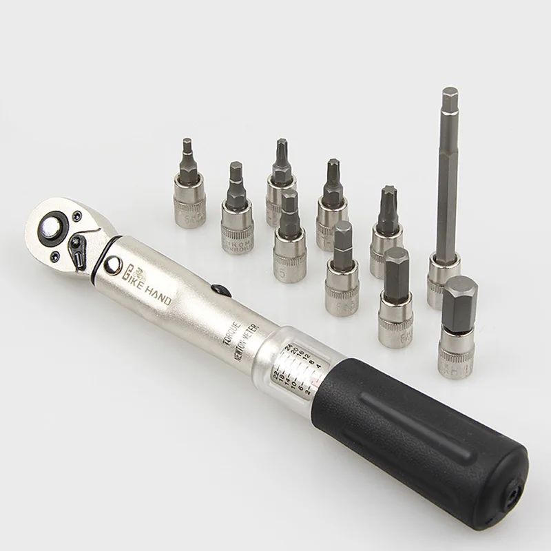 

Bikehand Torque Wrench Spanner Bicycle Repair Hardware Cycling Riding Tool Set