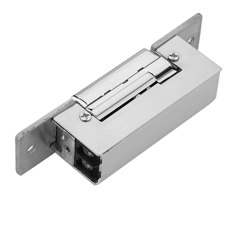 

Electric Door Adjustable Lock-Tongue Secure Electric Strike Lock Door Double Unlock Mode NC/NO 12V Access Control System
