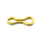 Латунное кольцо для грузила, 200 шт., аксессуары для ловли карпа, рыболовные свинцовые фиксаторы для волос