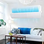 Регулируемый противоударный экран для кондиционера, перегородка с защитой от ветра, инструменты для дома и офиса