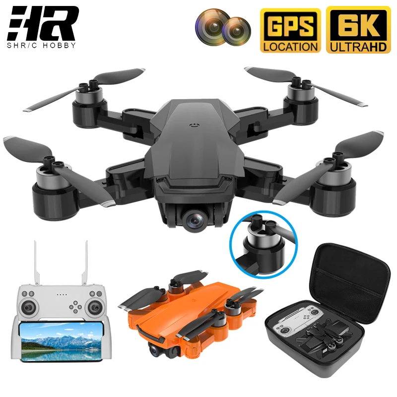 HR H3 Pro GPS Радиоуправляемый Дрон с камерой HD 4K Wi Fi FPV складной Квадрокоптер вертолет