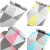 home grey triangle geometric removable self adhesive wallpaper triangle wallpaper for cabinets countertops furniture decor
