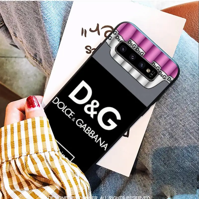 

Italian High Quality Brand DG Accessories Phone Case For Samsung S9 10 20 Plus Note 9 10 10plus 20 Ultra A20 21s J7 Plus 8