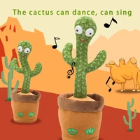 dancing and singing cactus stuffed animal 120pcs song toys the dancing and singing cactus comes in english spanish and arabic