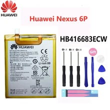 Hua Wei Original Phone Battery HB416683ECW For Huawei Nexus 6P Nexus6P H1511 H1512 3550mAh Original Replacement Batteries