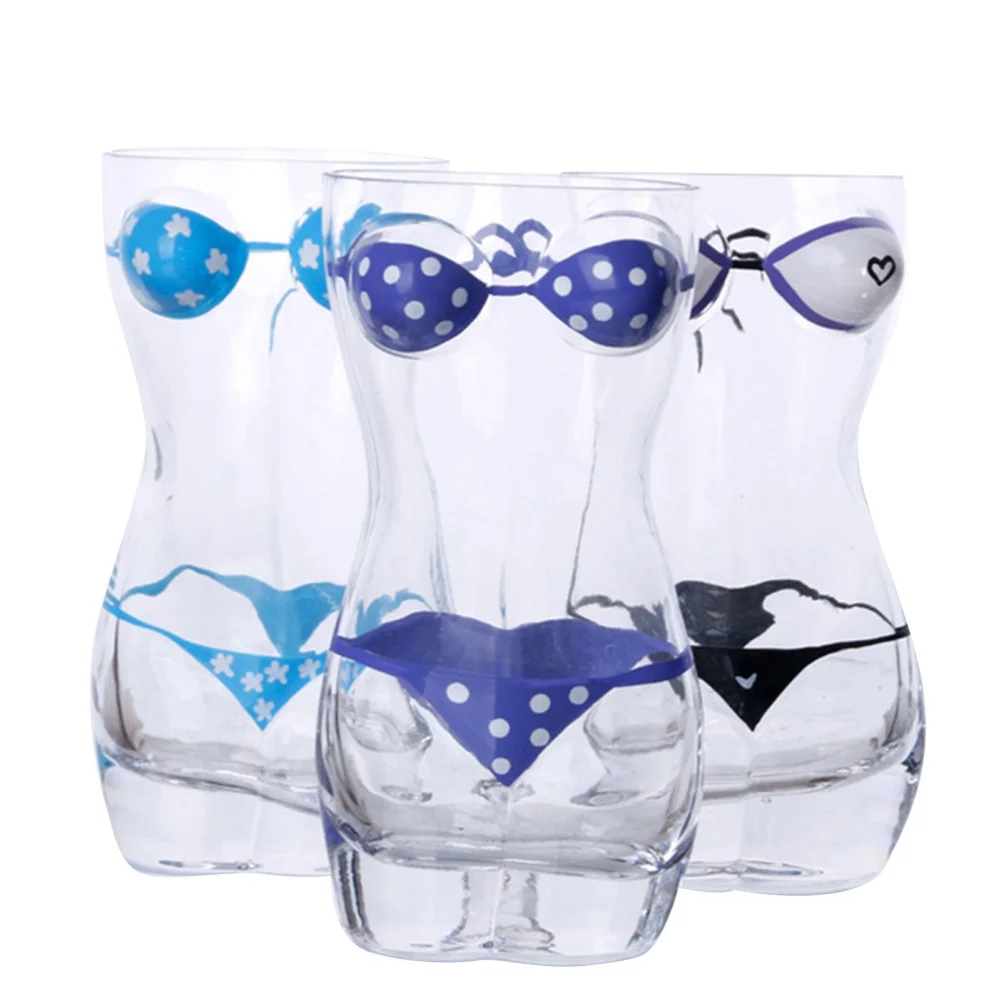 

Funny Wine Glass Men Women Shaped Glassware Shatterproof Microwaveable for Whiskey Cocktails Kitchen Dining Bar Accessories