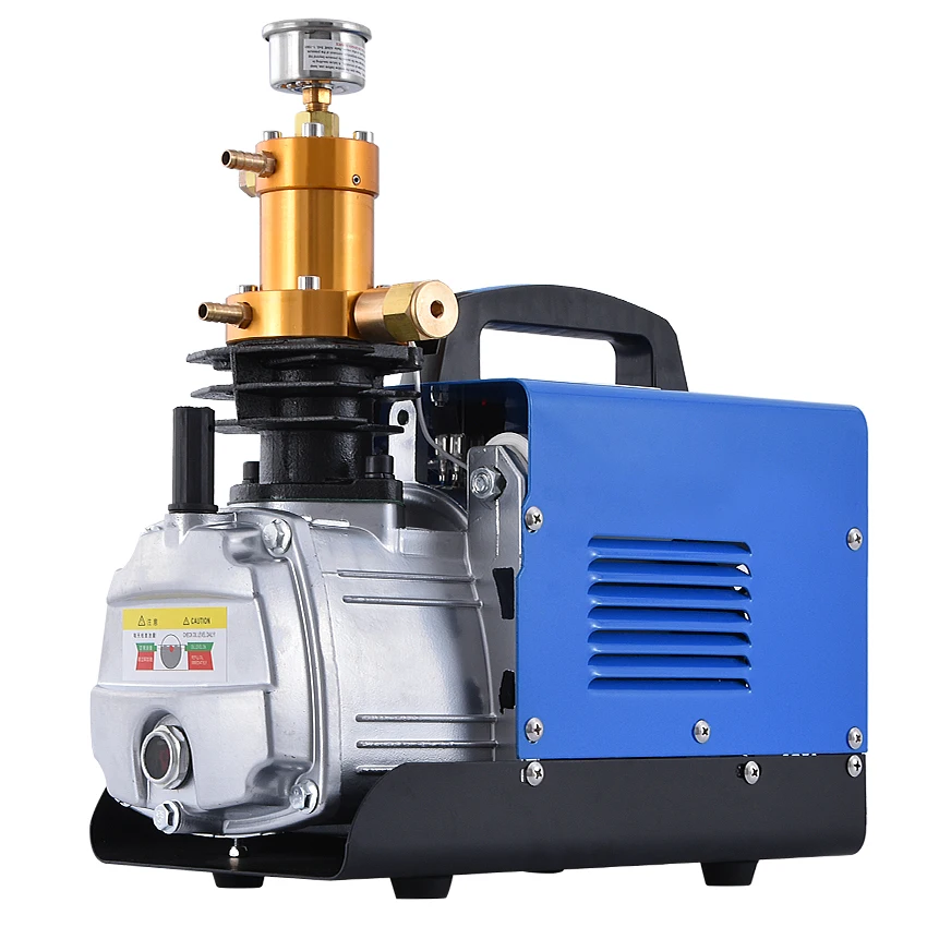 

30MPA High Pressure Air pump Small Single Cylinder Water Cooling Air Pump Electric Stainless Steel Air Pump 220V 1800W 2800r/min