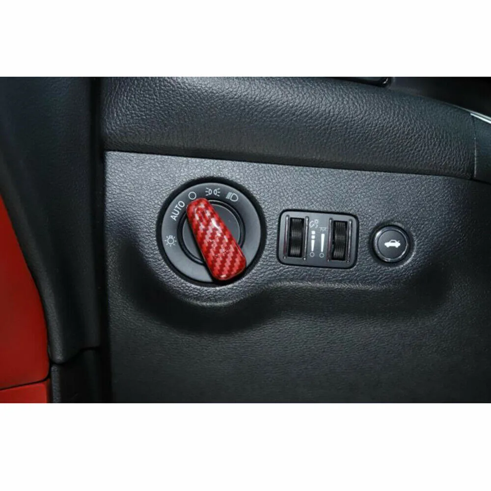 Высокое качество ABS пластик углерода переключатель управления фар отделка