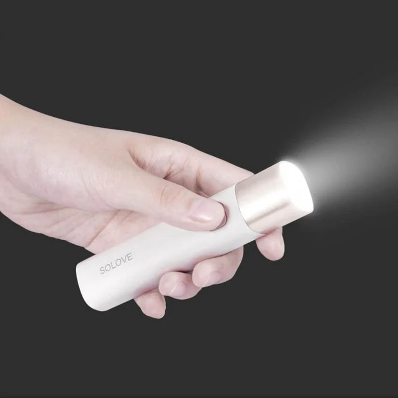 Youpin SOLOVE фонарик X3 USB Type C перезаряжаемый Электрический фонарь яркость EDC 3000mAh