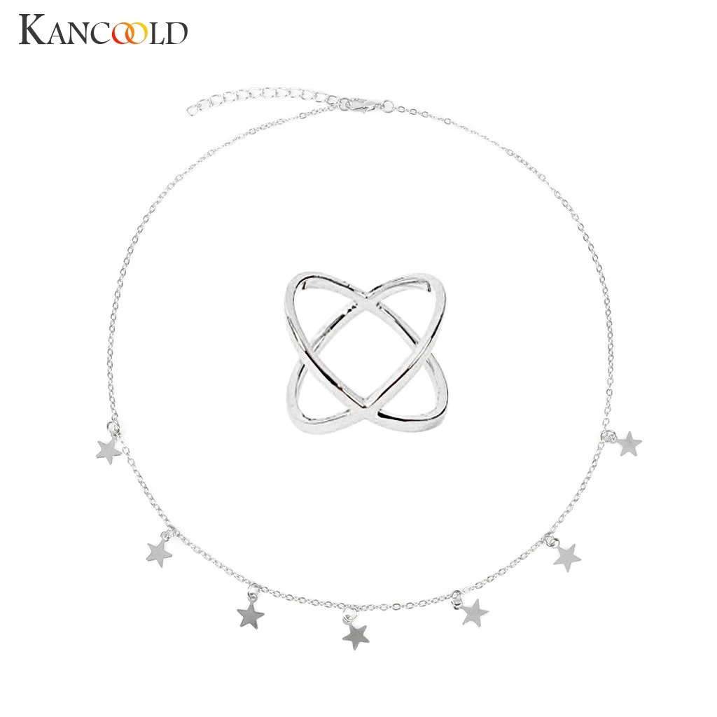 Новинка 2019 модное простое женское ожерелье из сплава в европейском стиле Длинная