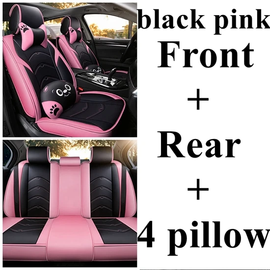 black pink luxury Чехол для автомобильного сиденья для JEEP Wrangler jk ренегатский Чероки Grand CHEROKEE Commander Compass Патриот unlimited Rubicon Sahara Liberty - Название цвета: black pink luxury