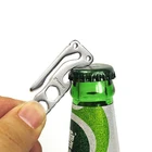 Новый Открытый Многофункциональный Пряжка карманная цепочка для ключей Мини-нож инструмент открывалка для бутылок шестигранный ключ для кемпинга Пеший туризм для ежедневного использования, инструменты для выживания