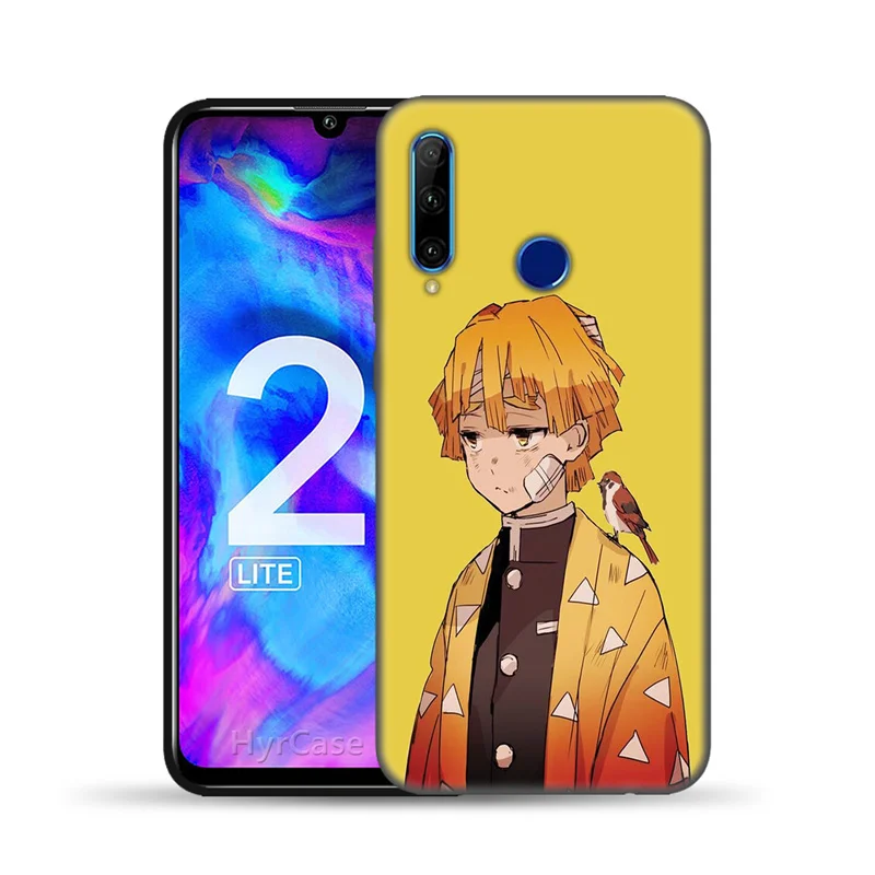 huawei silicone case Demon Slayer Japan Anime Phone Case For Huawei Honor 30 20i 10i 30i 9X 8X 8C 10X Honor20 Mate 20 10 Lite Pro Soft Silicone Cover cute phone cases huawei