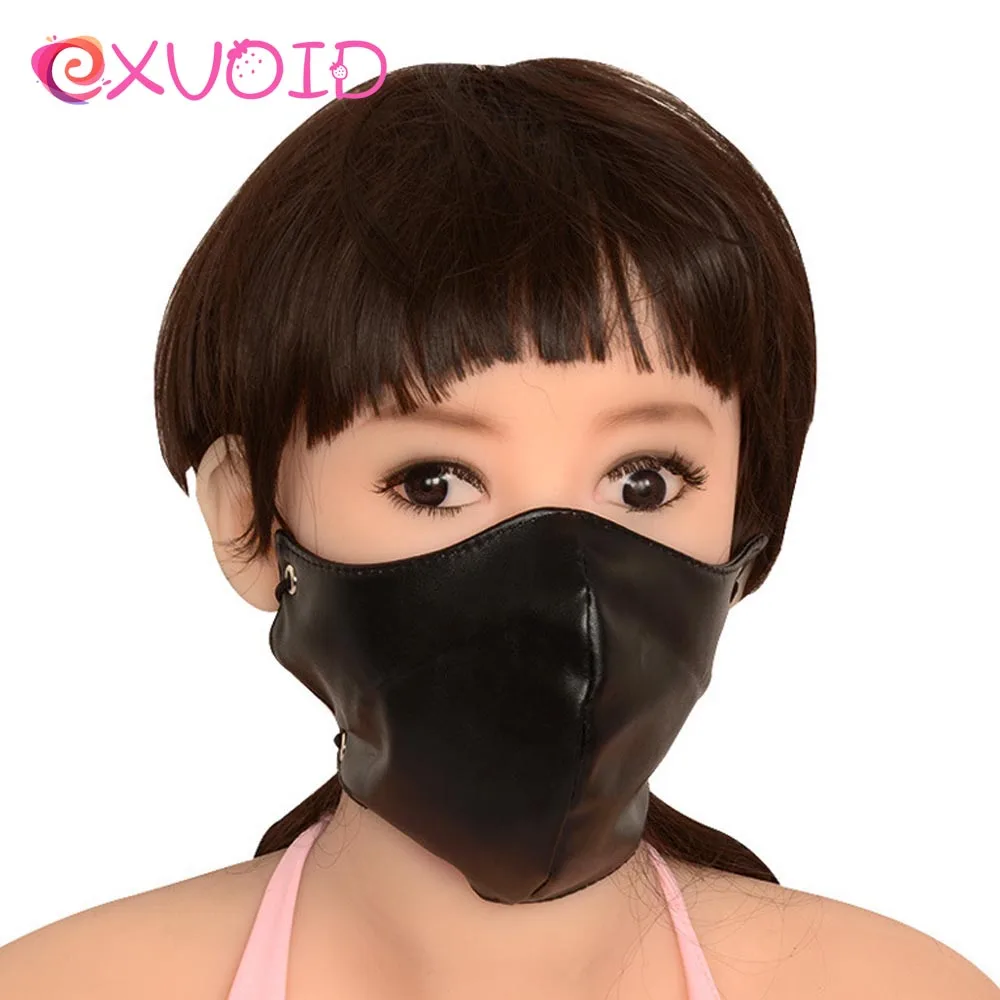 EXVOID сдержанный капюшон маска на лицо идентификация SM бондаж секс игрушки для пар