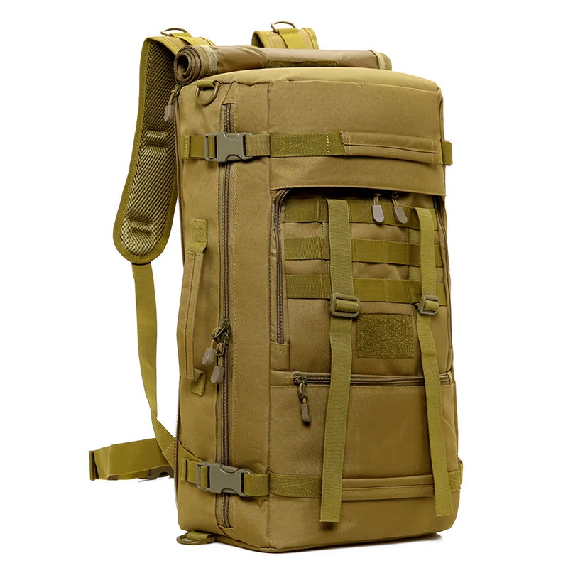 

Large Capacity Man Army Tactical Backpacks 50L Military Assault Bags Waterproof Outdoor Sport Hiking Camping Bag Rucksack