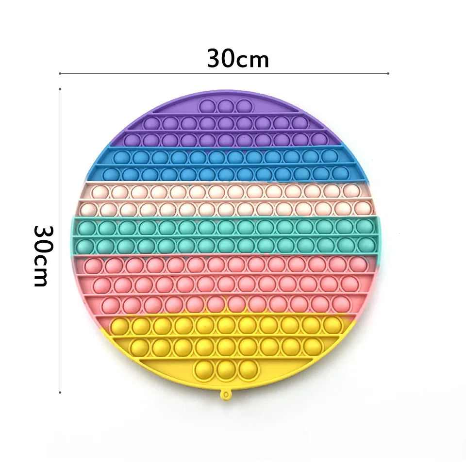 

Pop It Antistress Toys Lager Push Big Size Bubble Fidget Sensory Toy Autism Stress Reliever Toy New Hook up